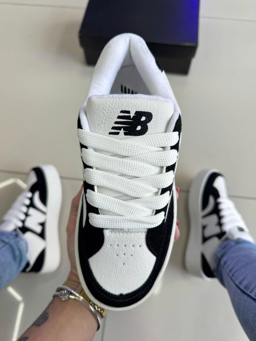 NEW BALANCE CT PRETO E BRANCO