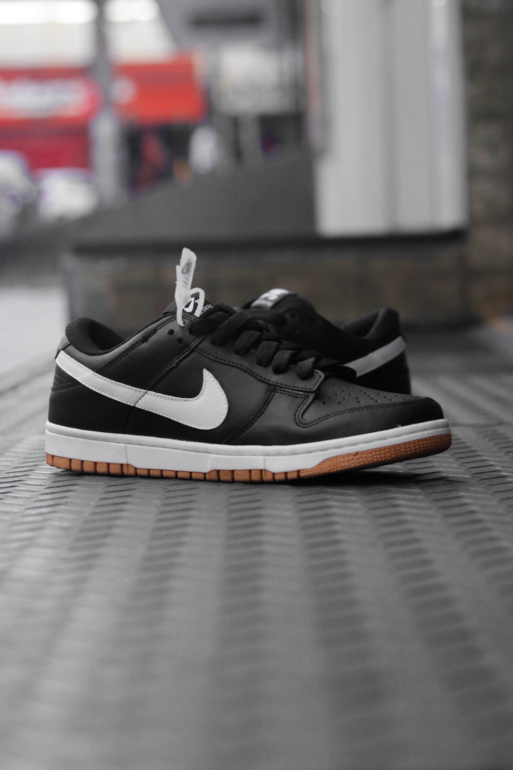 DUNK PRETO DE COURO