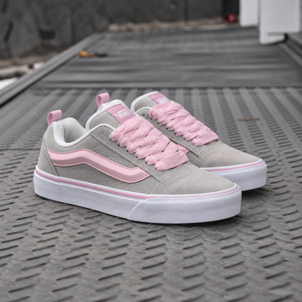 VANS KNU CINZA E ROSA