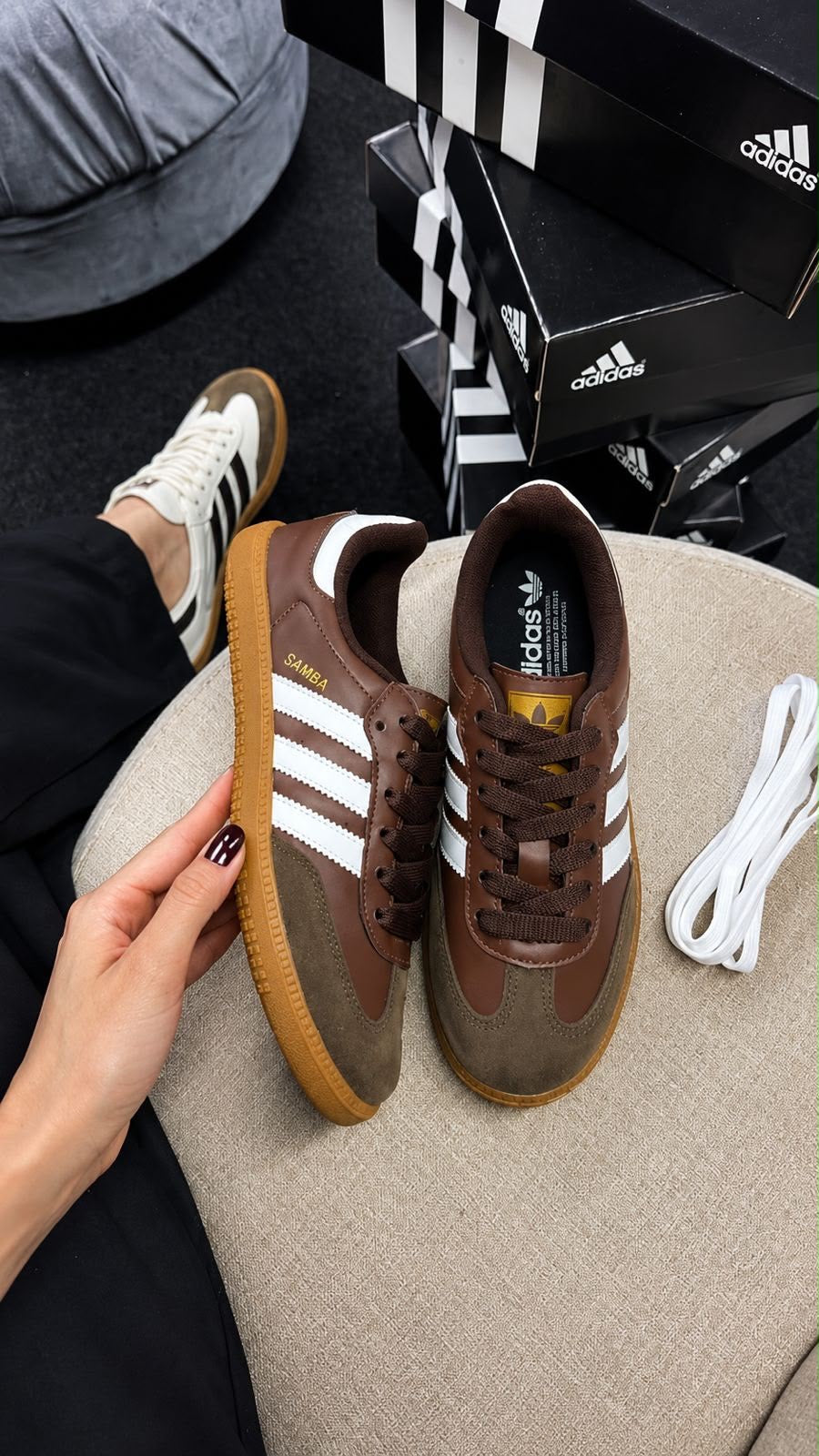 ADIDAS SAMBA MARROM
